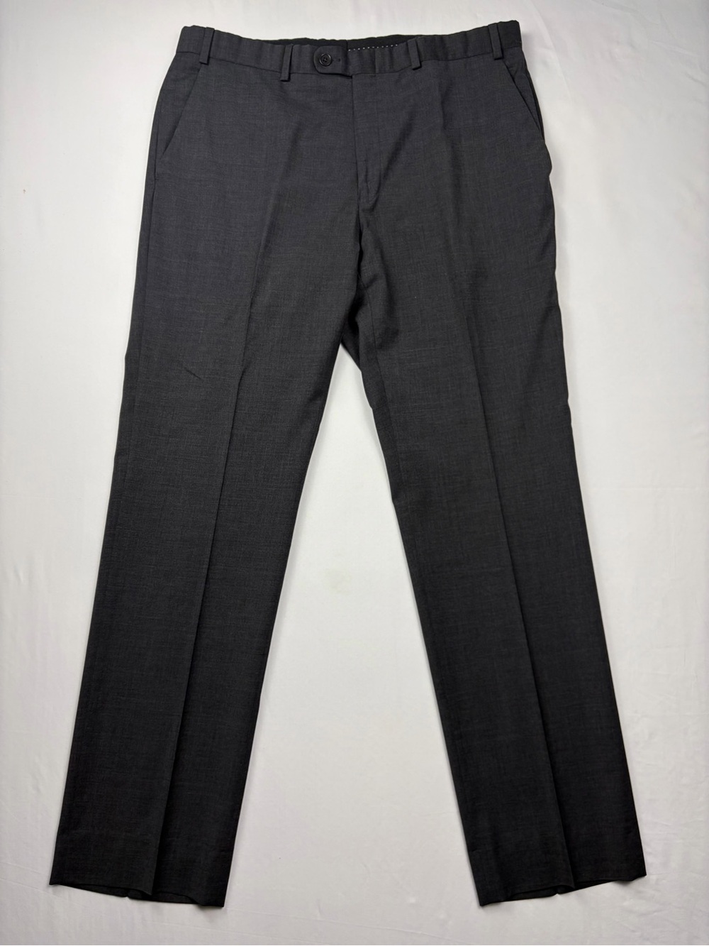 John Varvatos USA Charcoal Wool Dress Pants 36x31.5 Made in Canada